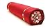 Sporting Goods : Decorative Pillow Features Activated Bamboo Carbon and Natural Color Dyes, Cylindrical, Red