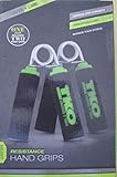 TKO S/2 Heavy Resistance Exercise Hand Grip, Onyx/Lime