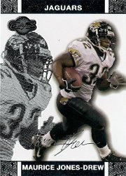 2007 Topps Co-Signers Football Card # 22 Maurice Jones Drew - Jacksonville Jaguars - Premium NFL Trading Card in Protective Display Case