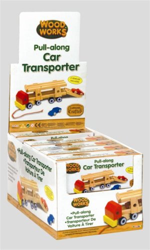 Childrens Toyshop  Toys : Wooden Car Transporter Lorry