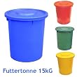 Futtertonne 15kg - Farbe: Blau