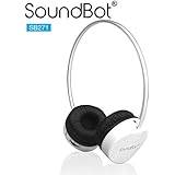 SoundBot&reg; SB271 Stereo Bluetooth 4.1 (Latest Version) Wireless Headphone for Music Streaming & Hands-Free Calling w/ 12Hrs Talk Time, 250Hrs Standby Time, Built-in Mic, Noise Reduction Ear-cup (WHITE)