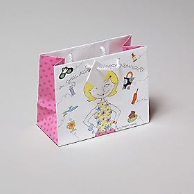 Girlie Foo Foo Whimsical Gift Bag for Birthday, Wedding Shower, Bachelorette Party or Girls Night Out!