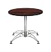 Ofm Lt36rd-mahogany 36 Inch Round Multi-purpose Table - Chrome X Base - Mahogany