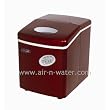 NewAir AI-100R Portable Icemaker In Red With 28 Pound Ice Cube Capacity