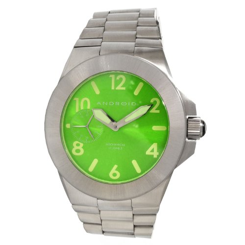 Android Men's Enforcer Exhibition Mechanical Stainless Steel Bracelet Watch