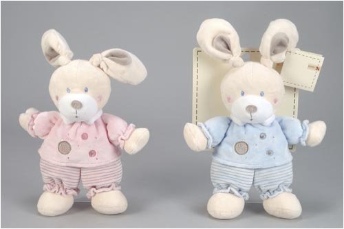 Nicotoy Baby Kuscheltier Hase rosa