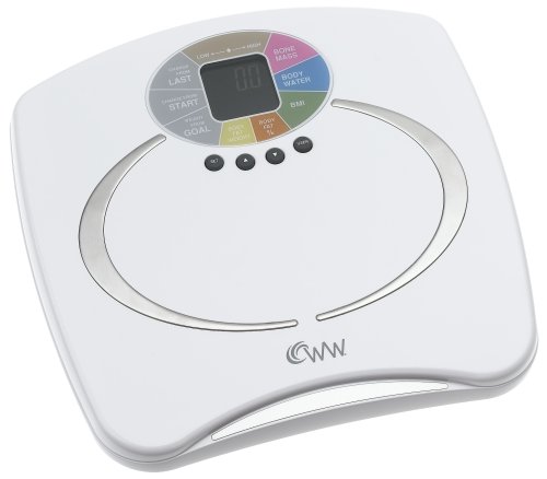 Weight Watcher Scale by Conair WW89T Weight Tracking and Body Analysis Scale with Color Bar Display