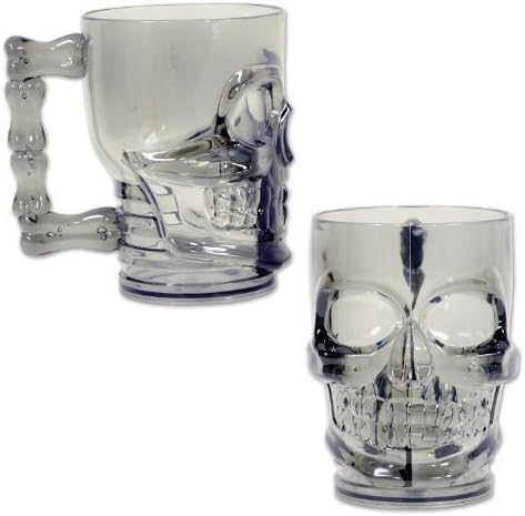 Beistle 57849 Plastic Skull Mug, 20-Ounce by The Beistle Company
