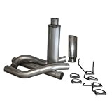 Bully Dog 81040 4 Single Aluminized Steel Cat Back Exhaust System by Bulldog