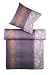 Kaeppel G-009208-55D3-VFMF Bettw&auml;sche 2-teilig Celebrate 155 x 220 cm Microfaser - Flanell, Farbe: aubergine