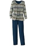 Swann Knit Flame Stitch Pant Set, Petite