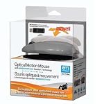 Maxell Silver Ergomotion Optical Mouse 2-Way Scroll Wheel Ambidextrous Design Wireless Usb