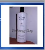 Nioxin System 2 Cleanser for Noticeably Thinning Liter (33.8 oz) Bottle