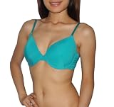 Womens Legit Lingerie Perfectly Fit Padded Underwired Soft Cup Bra / Underwear   Cyan   Size: US:36C UK:36D EU:80D