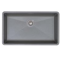 Blanco BL440148 BlancoPrecis Super Single Bowl, Metallic Gray