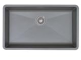 Blanco BL440148 BlancoPrecis Super Single Bowl, Metallic Gray