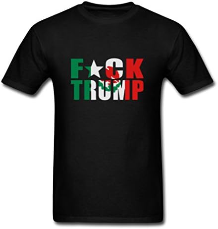 Uk Httsj Black Fuck Trump Energy Males Shirt Medium