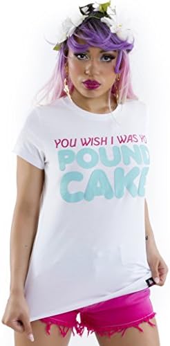 Cupcake Mafia Women's Pound Cake T-Shirt, White, X-Large