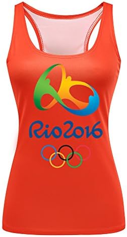 Women's Summer Tank tops Rio 2016 Olympics Logo