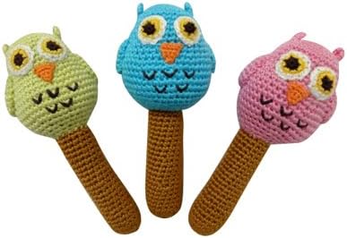 Fair Trade Children's Organic Bird Rattles