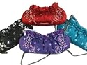 Bewitched Accessories Pretty Evening Bag with Beaded Detail and Chain Handle