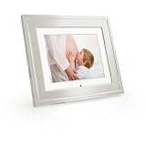 Pandigital PAN8003M01 8-Inch Digital Picture Frame with 2 Interchangeable Black and Brushed Silver Frame