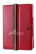 Ctcstore Leather Flip Book Jacket/Folio for Apple iPad 3G tablet/Wifi model 16GB, 32GB, 64GB (fits 9.7" display of the iPad) - Red