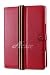 CTCstore Leather Convertible Book Jacket for Apple iPad 3G tablet/Wifi model 16GB, 32GB, 64GB (fits 9.7" display of the iPad) - Red