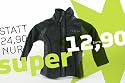 natubini Kinder Fleecejacke für Mädchen in schwarz, Gr. 92-152