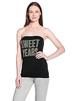 Sweet Years Top Boob Tube (Negro)