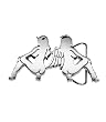 No Fear Men's VIXEN BELT-BUCKLE- Chrome