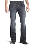 7 For All Mankind Men's Boot Cut with Ombre Chainstitch Squiggle