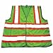 Safety Vest 9582-4X High Visibility Reflective Stripe Class II Protection Mesh  XXXX-Large 2 Vests per Pack