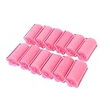 Anself Magic Sponge Foam Cushion Hair Styling Rollers Curlers Twist Tool Salon Pink 12pcs