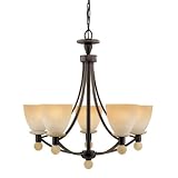 Progress 5-light Cafe Soleil Chandelier in Oil Rubbed Bronze - Oil Rubbed Bronze Finish