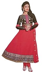 Embroidered Chiffon/Georgette/Silk/Shantung Maxi Dress 