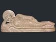 12" Lord Buddha Entering Nirvana Stone Buddha Statue India