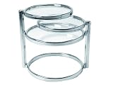 Leitmotiv Table Mini Double Swivel with Steel Chrome