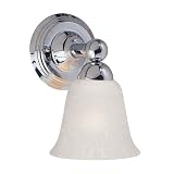 By Zlite-Bentley Collection Chrome Finish 1 Light Wall Sconce