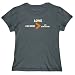 T-Shirt Womens Dark Silver " Love Cavapoo > My Girlfriend " Dogs Large