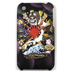 Authentic Ed Hardy Tattoo iPhone I-Phone 3G 3GS Snap On Case Cover Faceplate Kamikaze