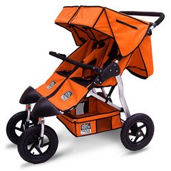 Tike Tech Trax360 Double Stroller - Canyon Orange