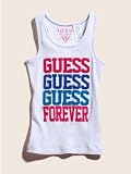 GUESS Kids Girls Racerback Logo Tank