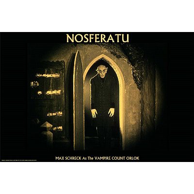 (24x36) Nosferatu Movie Max Schreck as the Vampire Count Orlok Poster Print