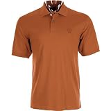 IZOD Men's Short Sleeved Crested Solid Interlock Knit Polo