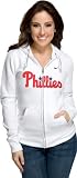 Philadelphia Phillies Women's Nike White Classic Full-Zip Hooded Sweatshirt