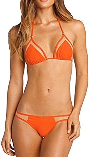 Fashion iDEA SEXYARN Women's Bandage Mesh Brazilian Triangle String Bikini Set Swimsuit Lady Wear