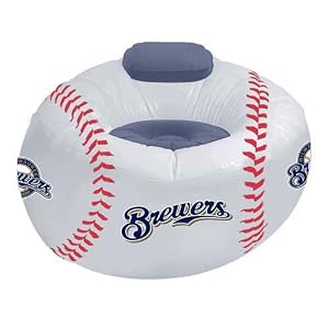 Milwaukee Brewers MLB Inflatable Chair by 