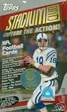 2000 Topps Stadium Club NFL Football Cards Unopened Box (24 packs per box - 7 cards per pack)